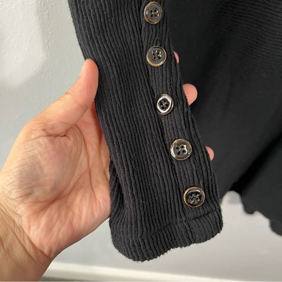 Habitat 100% cotton black tunic dress size xs - Picture 3 of 8